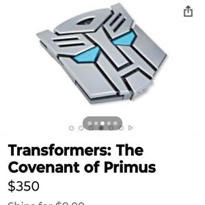 TRANSFORMERS: The convenant of Primus book to cover origins of the 13 primes bk.